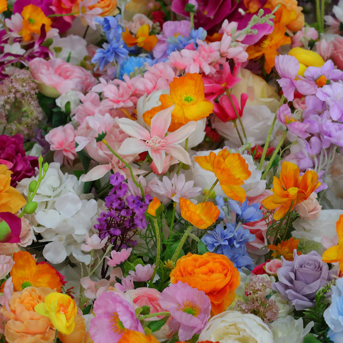 COLORFUL FLORAL BACKDROP