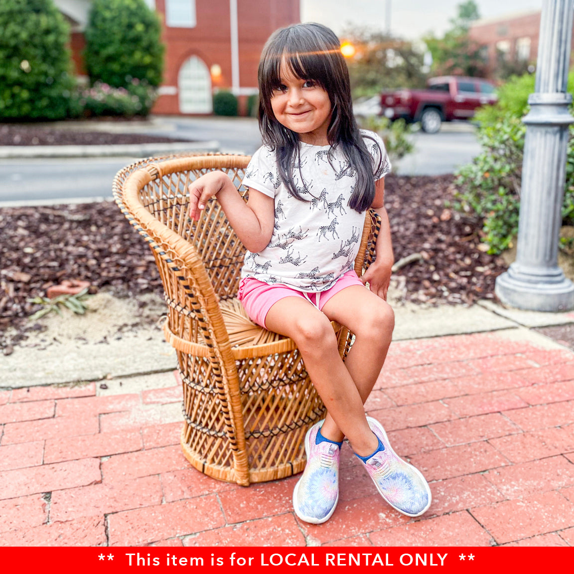 RENTAL Kids Peacock Chair.