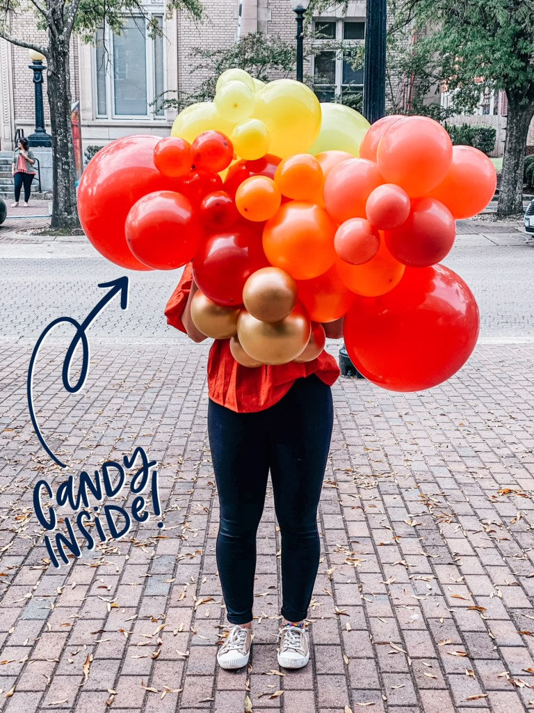 Halloween Candy Balloon Piñata.